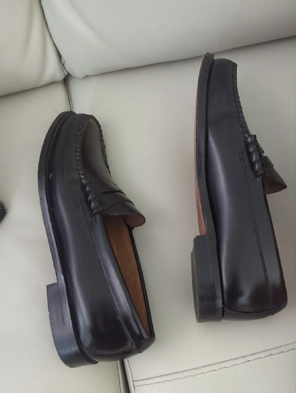 G.H. Bass & Co. Men’s Black Leather Penny Loafers